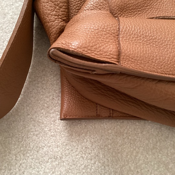 Lia Numa Genuine Leather Made In Italy Ladies Large Tote Basket Weave Pattern - Picture 4 of 15